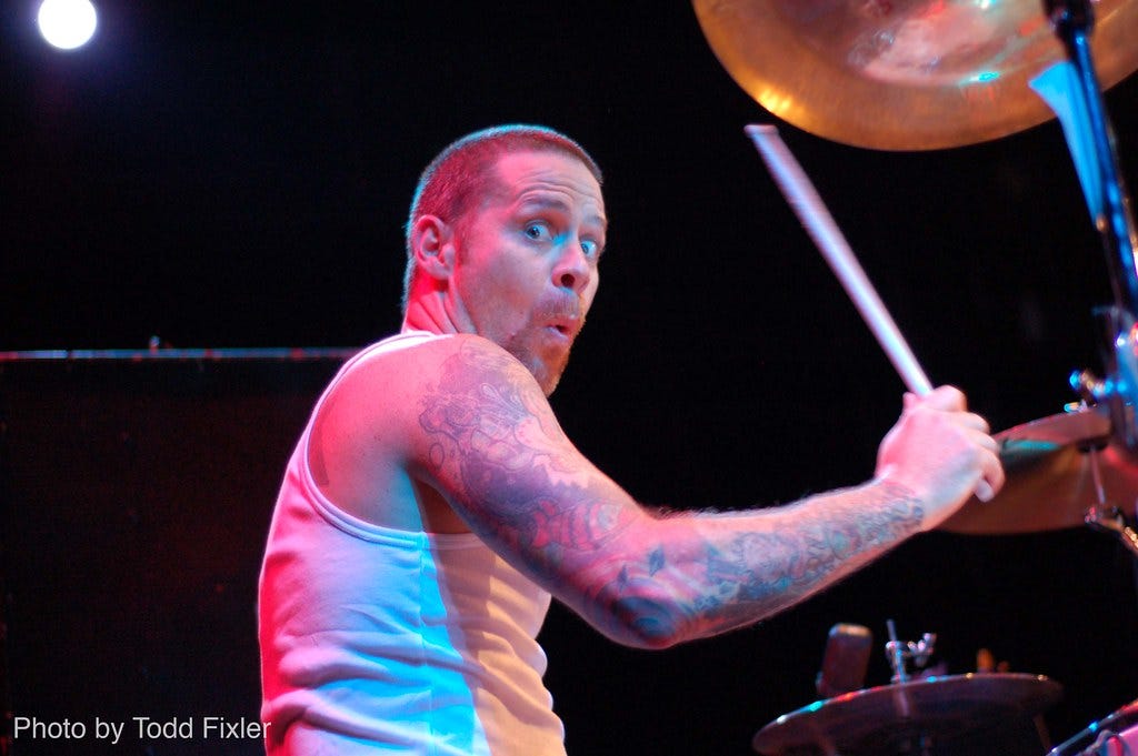 Erik Sandin, drummer for NOFX. I think it has been 30 years since he last had heroin. I can recommend the band’s audiobook and watching their visit to South Africa.