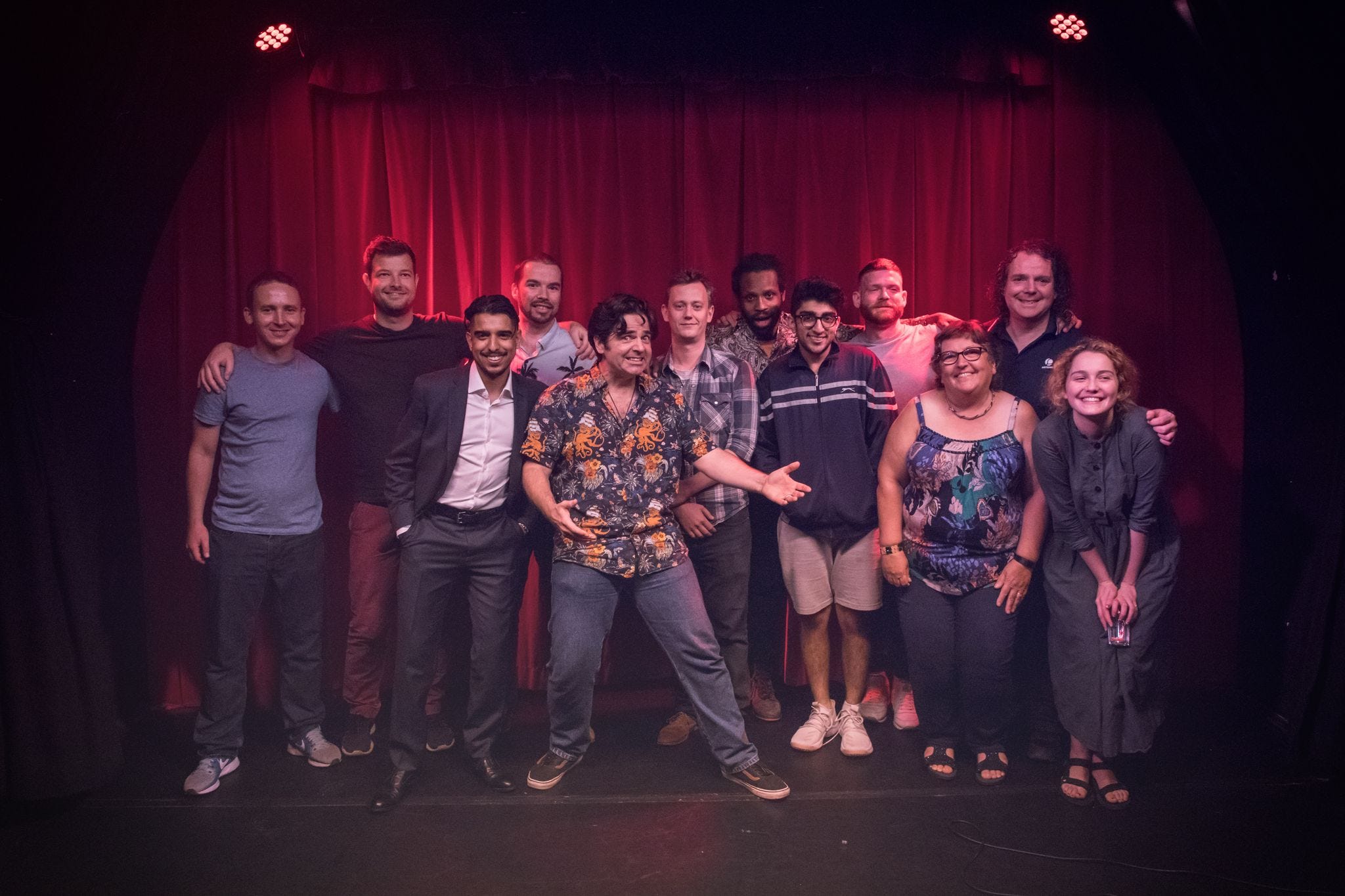 Logan Murray and the rest of my Comedy Course Class